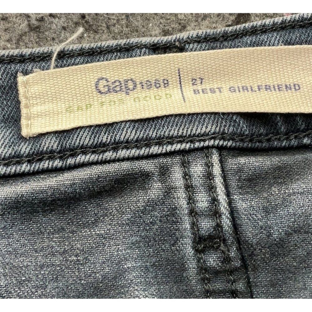 Gap Womens Mid Rise Best Girlfriend Jeans Denim Size 27 - Picture 7 of 10